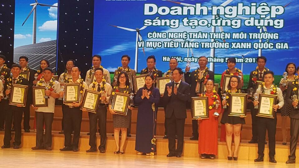 Sản phẩn ứng dụng công nghệ thân thiện môi trường vì mục tiêu tăng trưởng xanh quốc gia