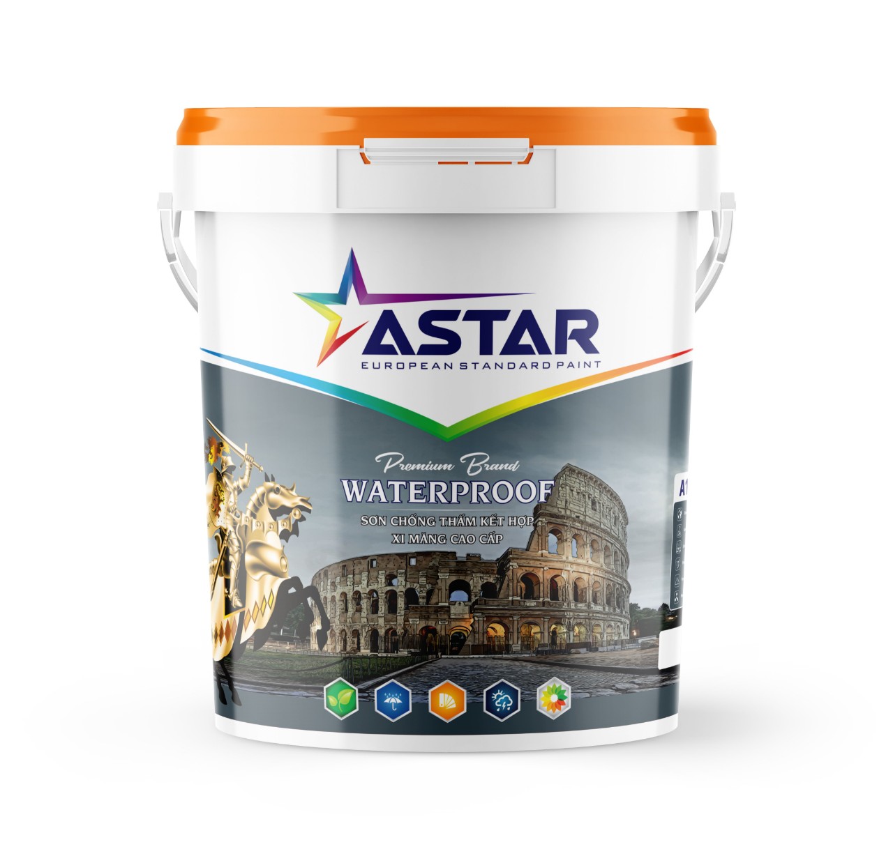 WATERPROOF - Sơn chống thấm kết hợp xi măng cao cấp