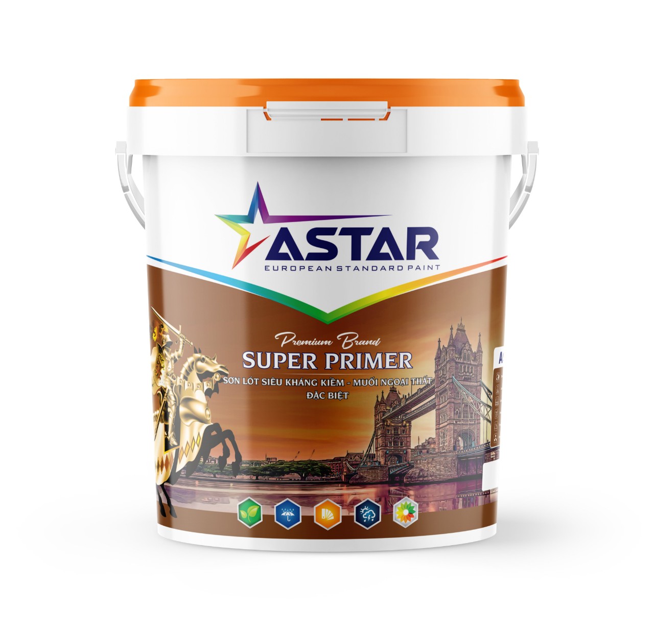 SUPER PRIMER- Sơn lót siêu kháng kiềm - muối ngoại thất đặt biệt