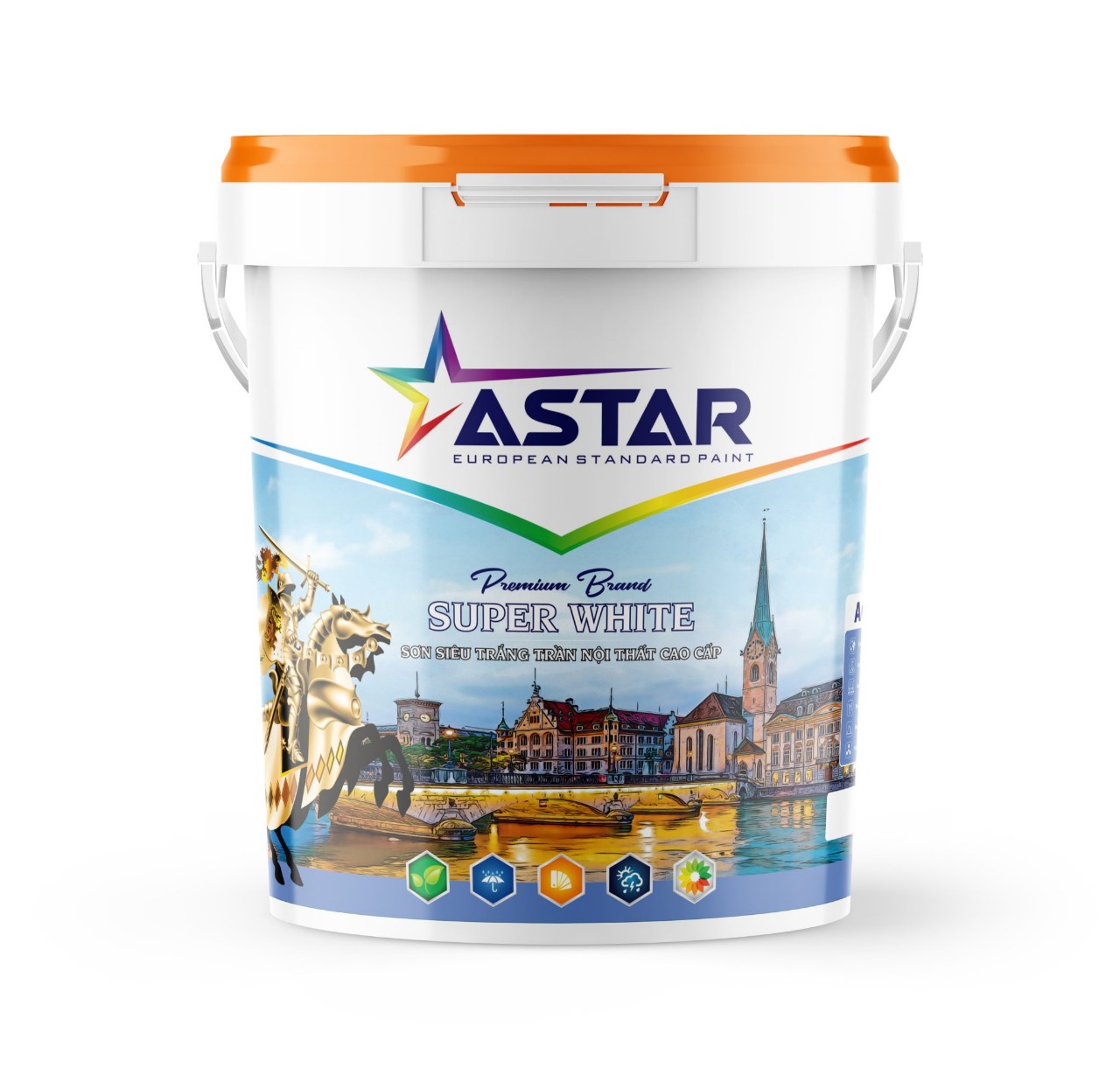 SUPER WHITE - Sơn siêu trắng trần nội thất cao cấp